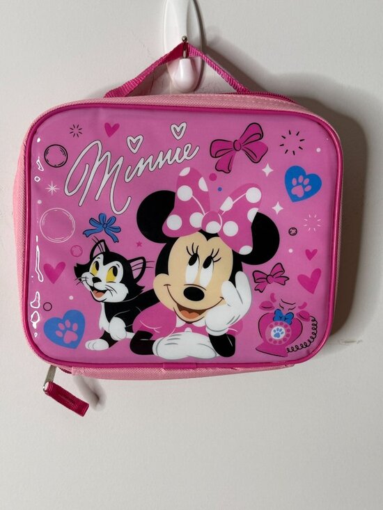 Other - Disney Minnie Mouse Figaro Lunch Bag Kids Pink Lunch Box NWT